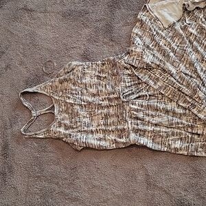 Athleta halter maxi dress M